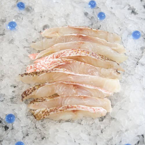 fresh red snapper sliced 红鲷鱼片